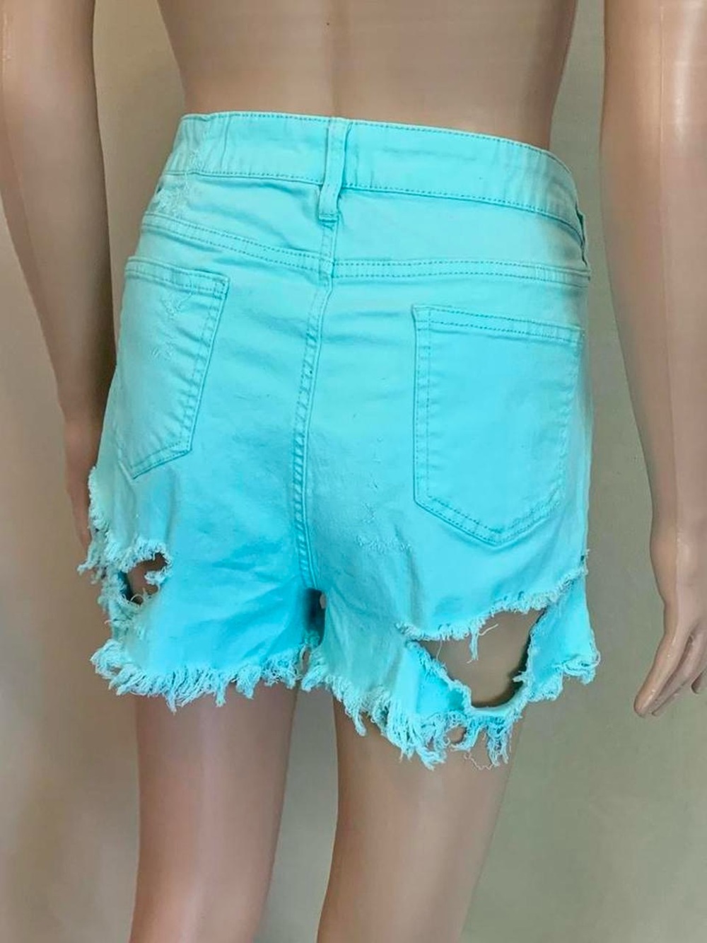 Crown & Ivy Reworked Ripped Shorts - Picture 4 of 8